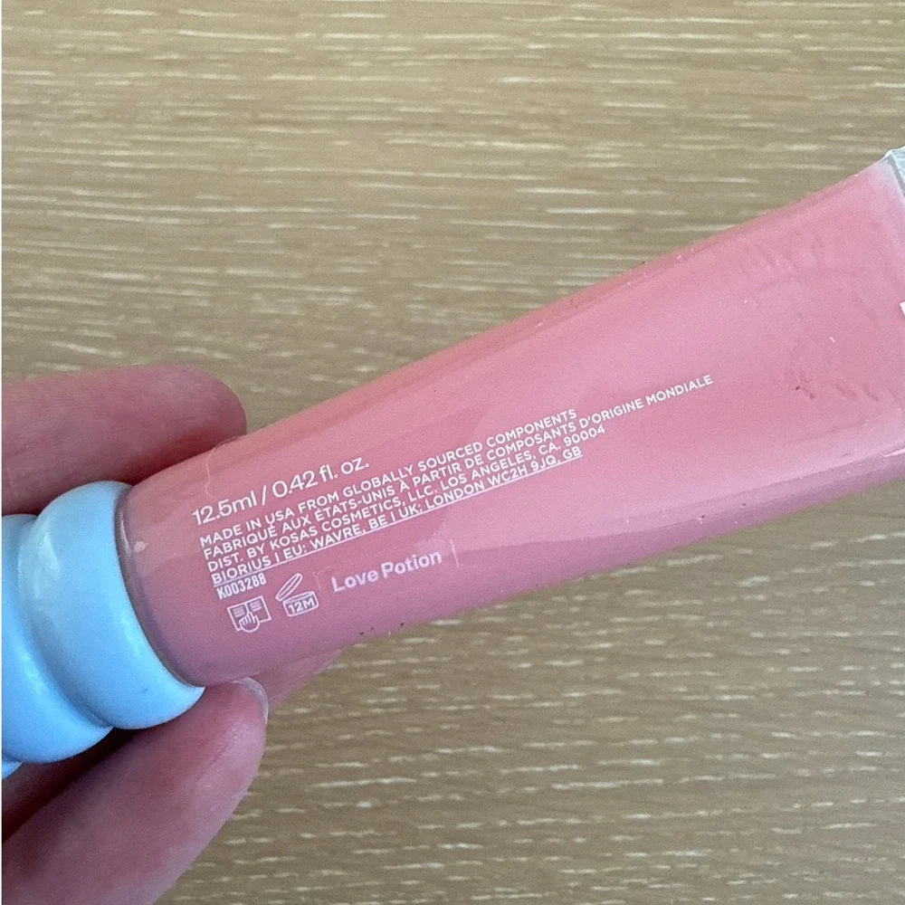 Kosas Lip Pulse Glossy Lip Plumper Love Potion Pink